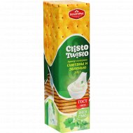 Крекер «Кристо-Твисто» со вкусом сметаны и зеленью, 205 г.