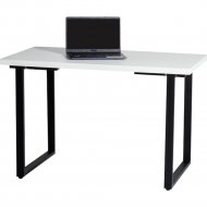 Обеденный стол «Millwood» Ницца 18 мм, ЛДСП дуб белый крафт/черный, 120х70х75 см