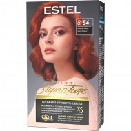 Крем-краска для волос «Estel» Color Signature, 8/54 красная медь, 150 мл + Estel Secrets 20 мл