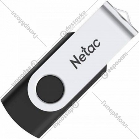 USB-накопитель «Netac» 16GB U505, NT03U505N-016G-30BK, black