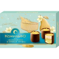 Конфеты глазированные Комильфо с белым шоколадом со вкусом пряной груши и шампанского, 116 г