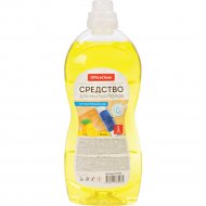 Средство для мытья полов «OfficeClean» Антибактериальное, лимон, 310790, 1 л