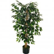 Искусственное растение «Koopman» Фикус, в горшке, 80-335616, зеленый, 120 см