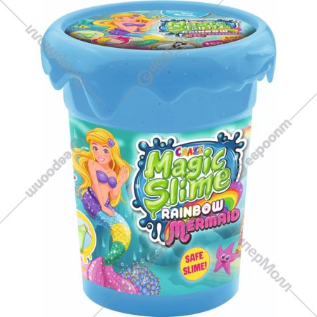 Слайм «Craze» Magic Slime, Русалочка, 20432.D, голубой металлик, 150 мл