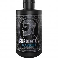 Шампунь-баланс для волос «Borodatos» Карбон, черный, 400 мл