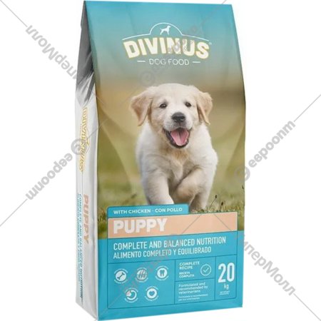 Корм для щенков «Divinus» курица, 20 кг