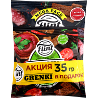 

Гренки рж."ФЛИНТ"(тел.адж.110г+том.35г)