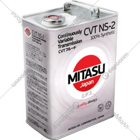 Трансмиссионное масло «Mitasu» CVT NS-2 Fluid 100% Synthetic / MJ-326-4 (4л)