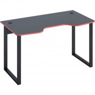 Компьютерный стол «Сокол» КСТ-19, SKM_00-00010962, черный/красный