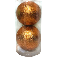 

Шар елочный (120 мм, оранжевый)