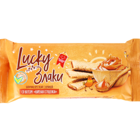 Ба­тон­чи­ки хру­стя­щие «Lucky» Злаки с ва­ре­ной сгу­щен­кой, 100 г