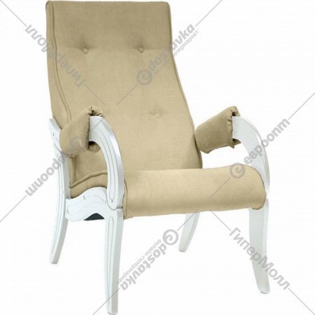 Кресло «Импэкс» Модель 701, шпон, Verona Vanilla/шампань патина