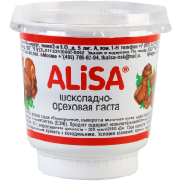 

Паста "ALISA " (шок-ореховая) 350г