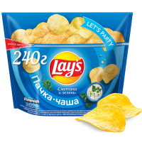 

Чипсы "LAY'S" (сметана и зелень) 240 г