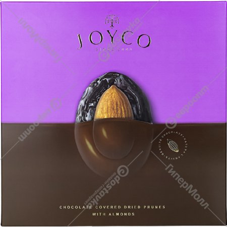 Набор конфет«Joyco» сухофрукт чернослива в шоколаде с миндалем, 155 г