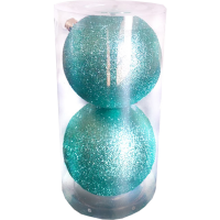 

Шар елочный (150 мм, бирюзовый)