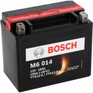 Мотоаккумулятор «Bosch» YTX12-4 YTX12-BS, 0092M60140, 10Ah