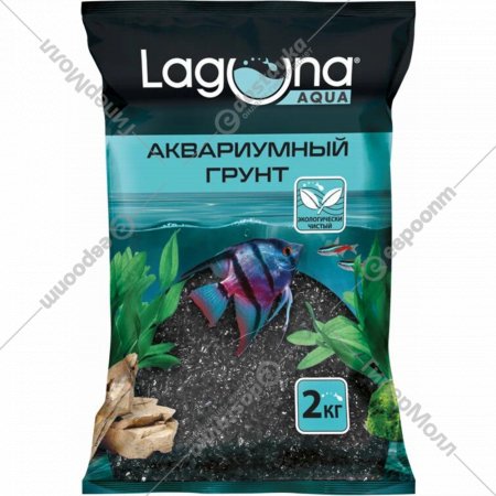 Грунт для аквариума «Laguna AQUA» песок, 1-2 мм, черный, 73954040