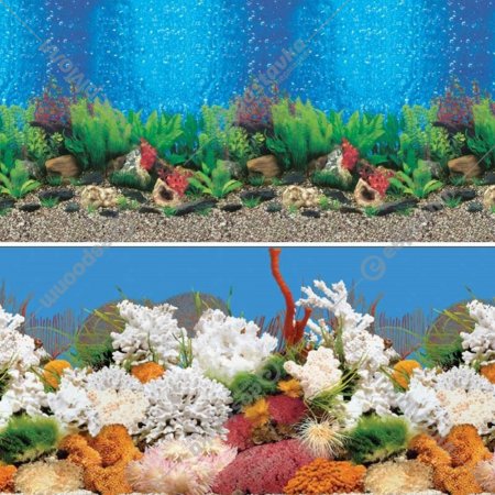 Декорация для аквариума «Laguna AQUA» Голубые Гавайи/Коралл, 0.4х15 м, 74064024
