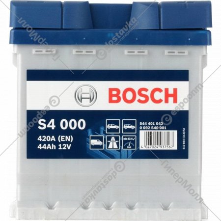Аккумулятор автомобильный «Bosch» 44Ah, 0092S40001