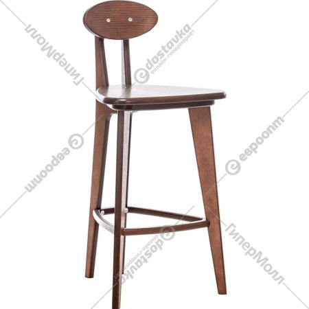Полубарный стул «Импэкс» 3, прямые ножки, орех антик