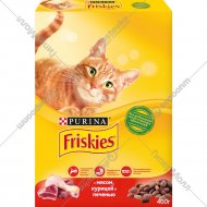 Корм для кошек «Friskies» с мясом, курицей и печенью, 400 г