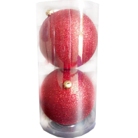 

Шар елочный (150 мм, красный)