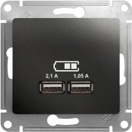 Розетка USB «Schneider Electric» Glossa, GSL000733
