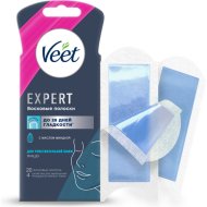 Полоски восковые Veet Expert для чувствительной кожи лица, 20 шт