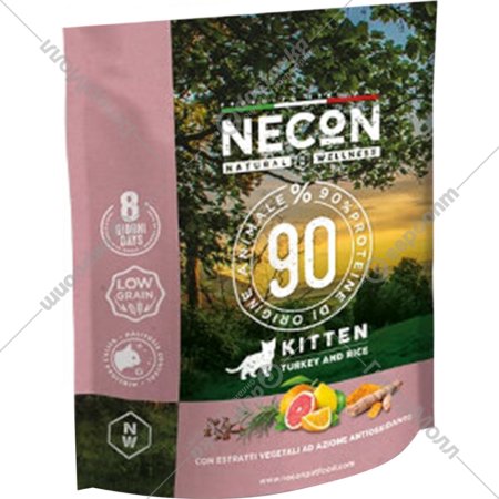 Корм для котят «Necon» индейка и рис, 400 г