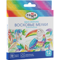 

Мелки восковые"КЛАССИЧЕСКИЕ"(12цв.)