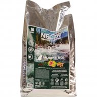 Корм для кошек «Necon» для взрослых кошек, лосось и рис, 10 кг