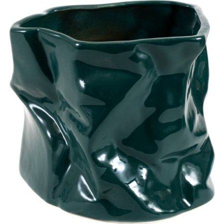 Горшок для цветов Belbohemia Креатив, 3624, малахит, 14.5х12 см