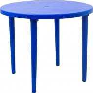 Стол садовый «Стандарт Пластик Групп» круглый, синий, 130-0022