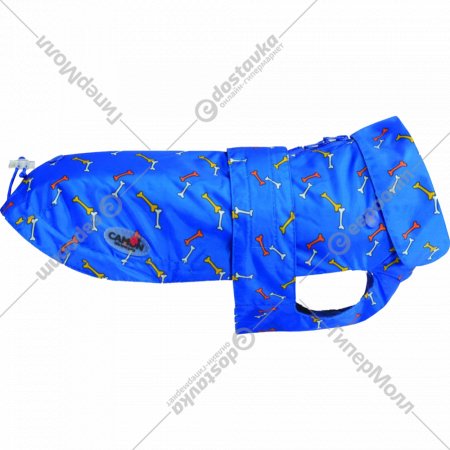 Дождевик для собак «Camon» Donald Bones, M434/27, синий, 27 см