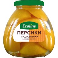 Персики конс.«ЭКОЛАЙН»(в легк.сир)530г