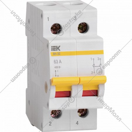 Выключатель нагрузки «IEK» MNV10-2-100