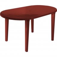 Стол «Стандарт Пластик Групп» овальный, красный, 130-0021