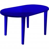 Стол «Стандарт Пластик Групп» овальный, синий, 130-0021