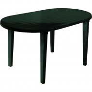 Стол «Стандарт Пластик Групп» овальный, темно-зеленый, 130-0021