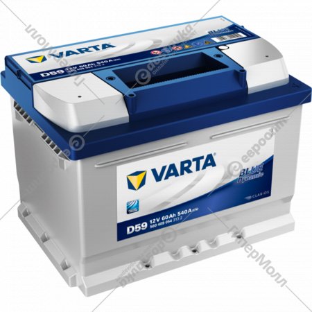Аккумулятор автомобильный «Varta» Blue Dynamic, 60Ah, 560409054