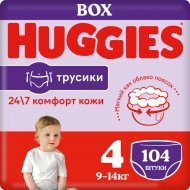 Трусики «Huggies» размер 4, 9-14 кг, 104 шт