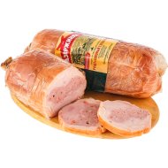 Рулет копчено-вареный Лакомый с печенью высшего сорта, 1кг, фасовка 1.9&nbsp;-&nbsp;2.1 кг