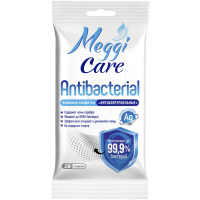 

Влажные салфетки"MEGGI CARE" (антиб)20шт