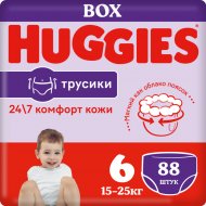 Трусики «Huggies» размер 6, 15-25 кг, 88 шт