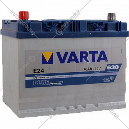 Аккумулятор автомобильный «Varta» Blue Dynamic, 570413063, 70Ah