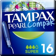Женские гигиенические тампоны «Tampax Compak Pearl» 16 шт.