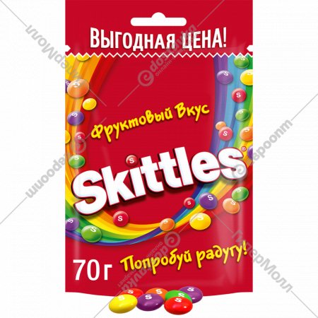 Драже жевательное «Skittles» фрукты, 70 г
