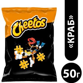 Па­лоч­ки ку­ку­руз­ные «Cheetos» краб, 50 г