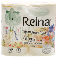 

Туал.бум"REINA AROMA"(цвет.свеж,2сл)4шт